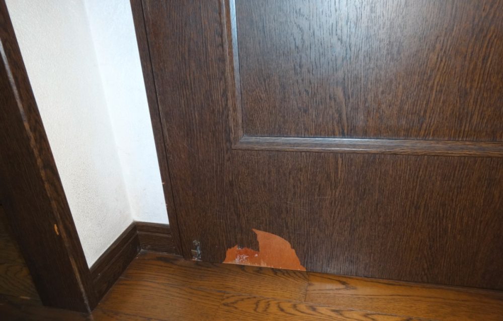 施工事例 室内ドアの補修工事 ご費用抑え目編 と ドアの木目って Well Reformリフォームblog